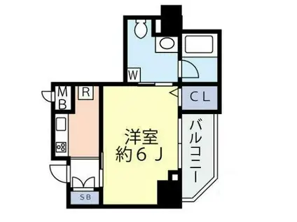 グランヴァン板橋本町II(1K/9階)の間取り写真