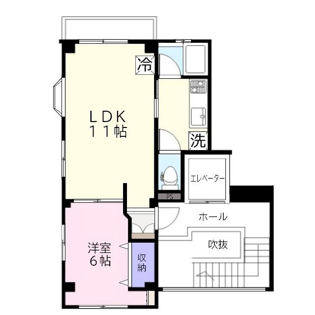 アーバンIII(1LDK/3階)の間取り写真