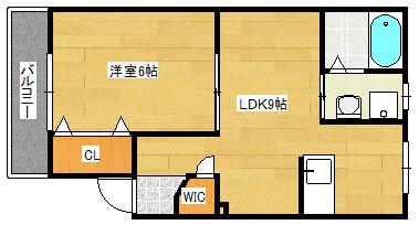 LUMIELE府中(1LDK/5階)の間取り写真