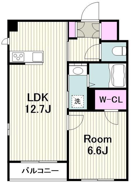 MAISON ARMOISE(1LDK/3階)の間取り写真