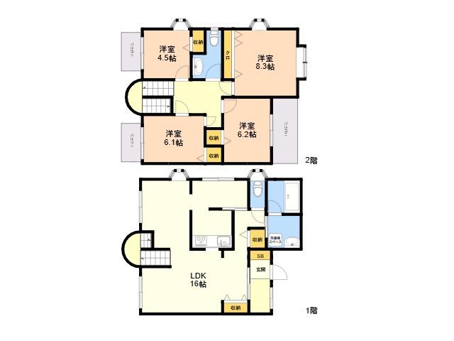 大池 GARDEN HILLS(4LDK/1階)の間取り写真