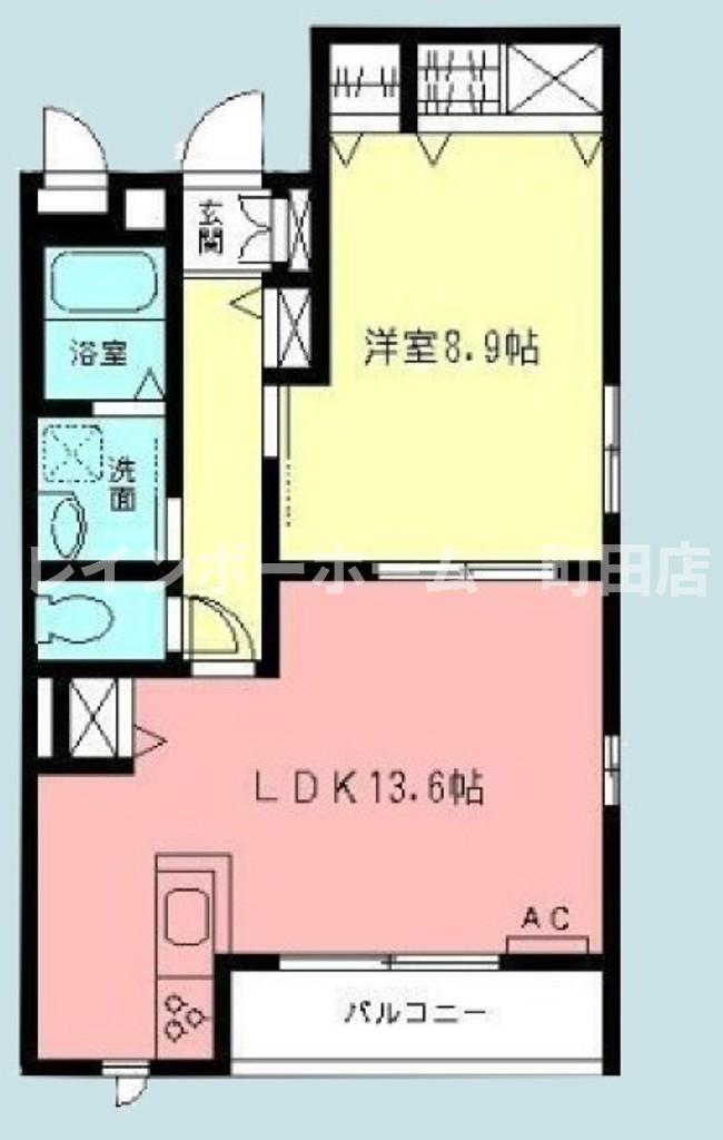 グランデュール橋本(1LDK/2階)の間取り写真