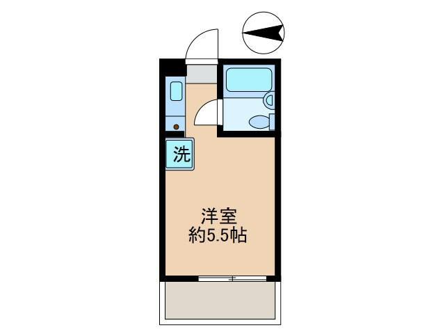 エーティーティービル(ワンルーム/3階)の間取り写真
