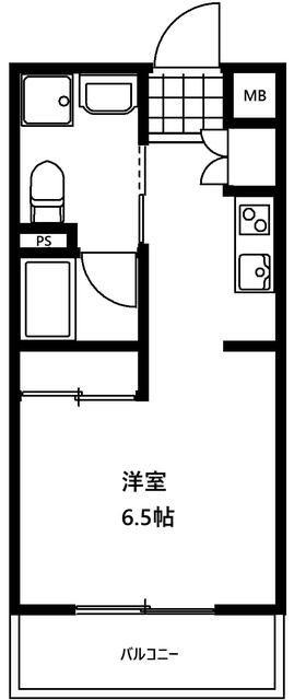 SEAWAVE東綾瀬(ワンルーム/3階)の間取り写真