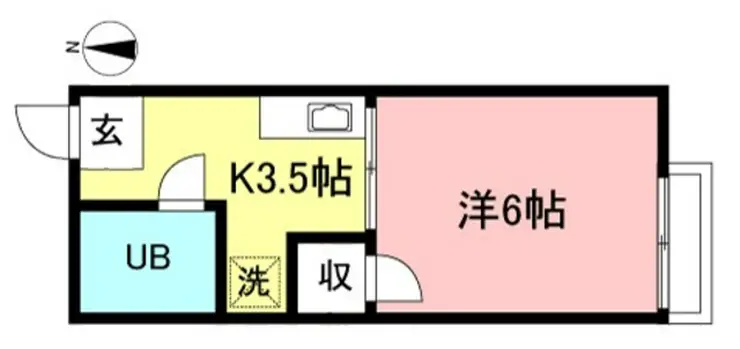 シティハイム3 2階階 間取り