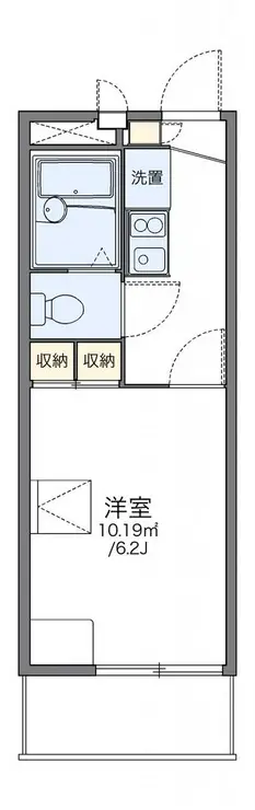 レオパレスエスタ 3階階 間取り