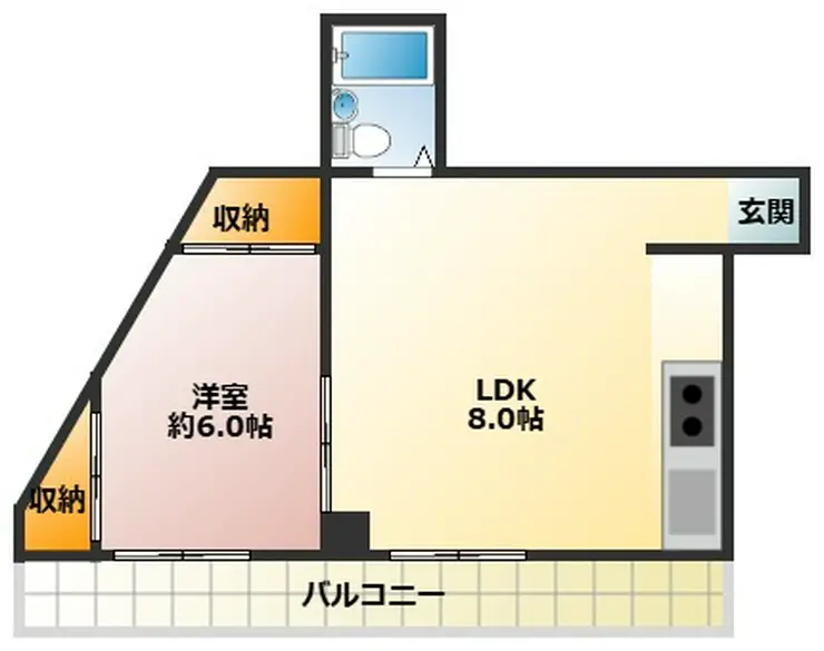 水入マンション 3階階 間取り