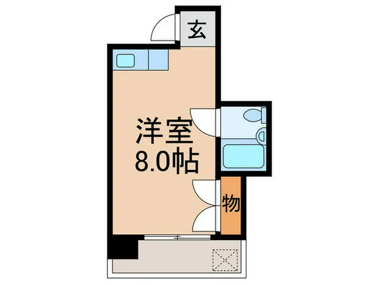 マンションメナハウス 5階階 間取り
