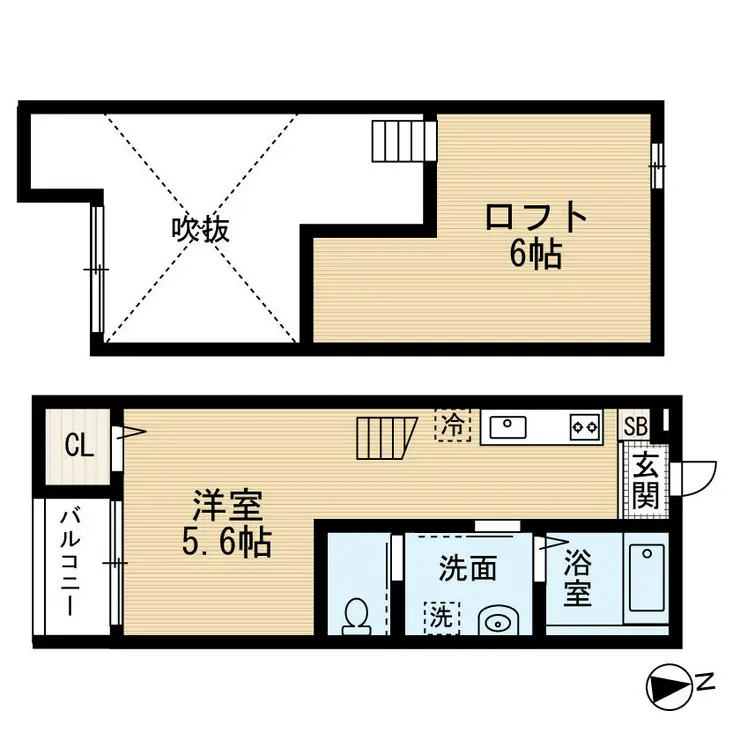 ソレイユ八千代台 1階階 間取り