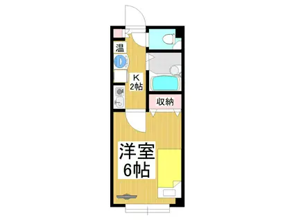 ピュアメゾン南石堂B棟(1K/5階)の間取り写真