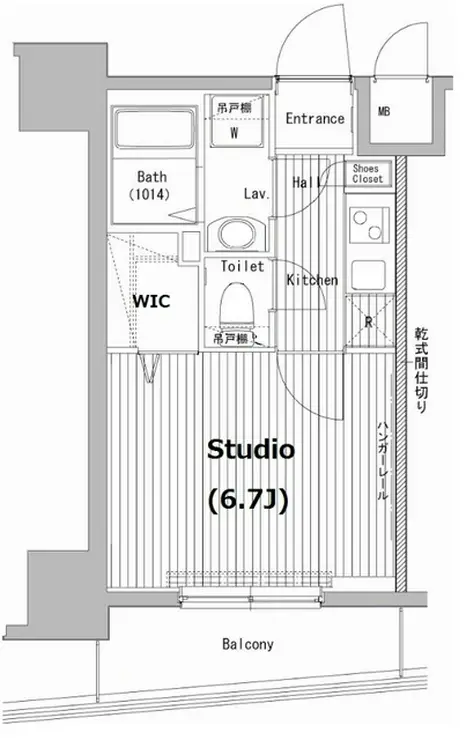 ガーラ・グランディ北池袋 3階階 間取り
