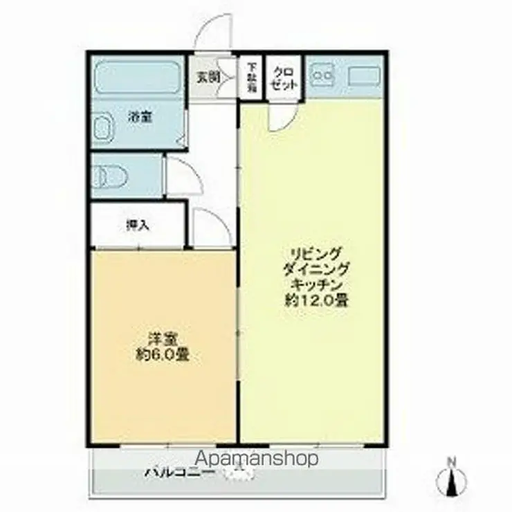 マンション高田馬場 3階階 間取り