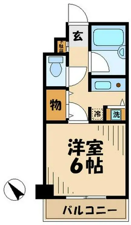 モアリッシェル多摩ニュータウン 3階階 間取り