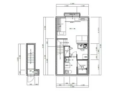 MINI COCO(ワンルーム/2階)の間取り写真