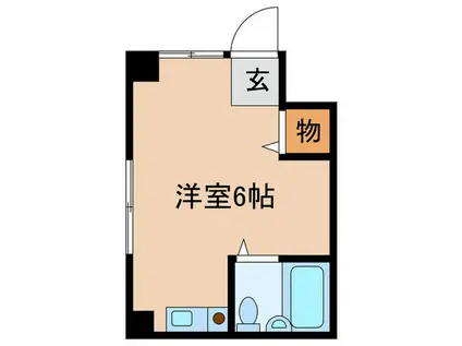 プレアール西明石(ワンルーム/4階)の間取り写真