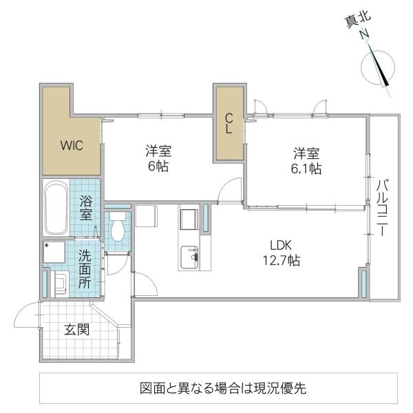 DS LIEN A A号地(2LDK/2階)の間取り写真