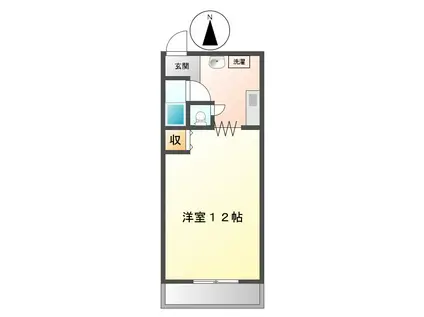 太平洋プラザ(1K/2階)の間取り写真