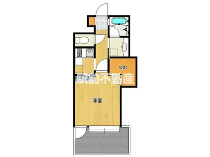 アイビースクエア(1K/5階)の間取り写真