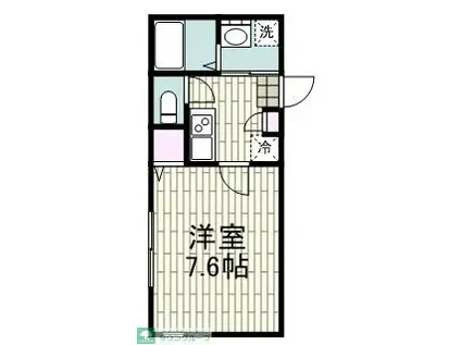 WN RESIDENCE(1K/1階)の間取り写真