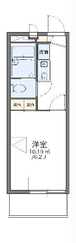 レオパレス明光(1K/1階)の間取り写真