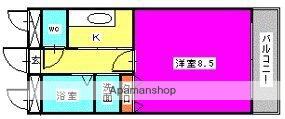 リフレイン愛宕(1K/3階)の間取り写真