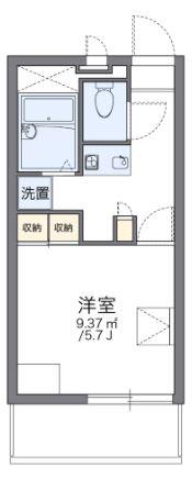 レオパレス尼崎(1K/3階)の間取り写真