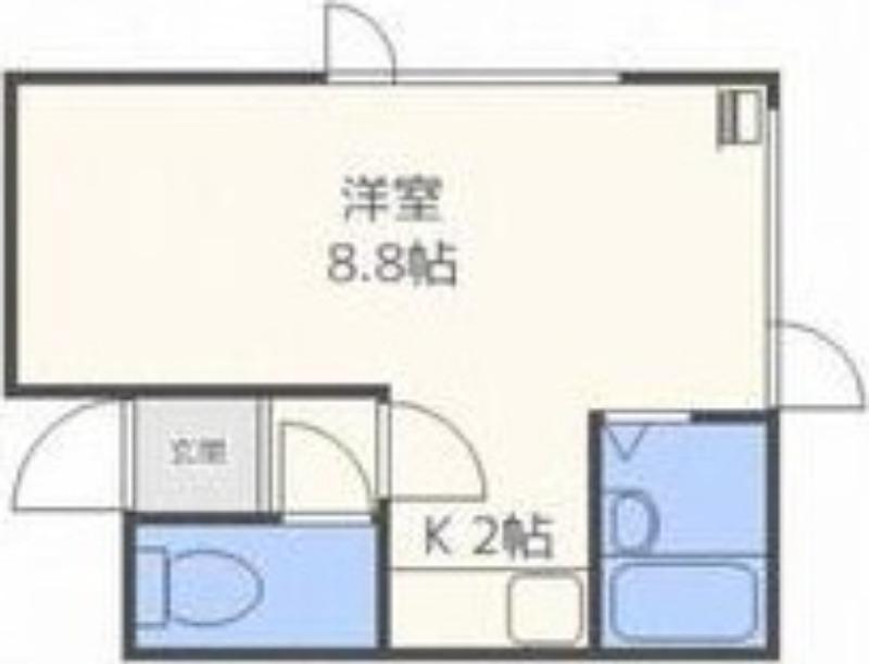 大洋ビバレッジ(1K/1階)の間取り写真