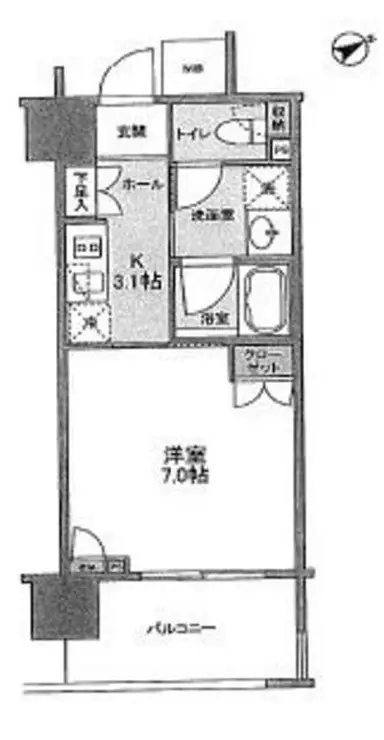 フレアージュ恵比寿 4階階 間取り