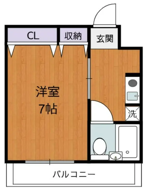 ベルエール調布 2階階 間取り