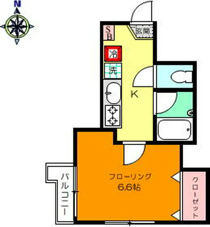 セピアコート 1階階 間取り