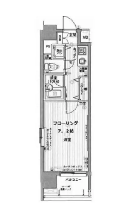 パークウェル三田 2階階 間取り