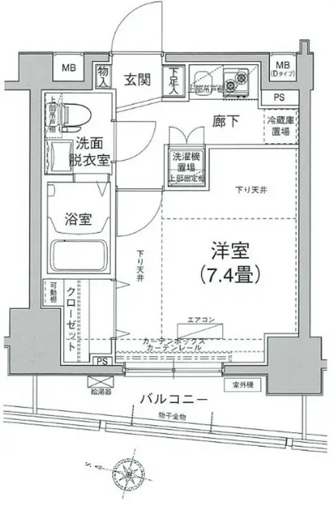 アイル文京白山 5階階 間取り