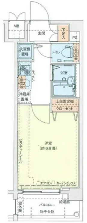 ドルチェ横浜・桜木町 1階階 間取り