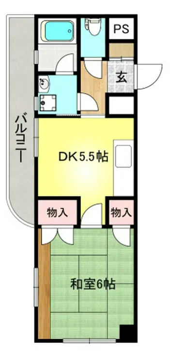鷺沼ハイム 3階階 間取り