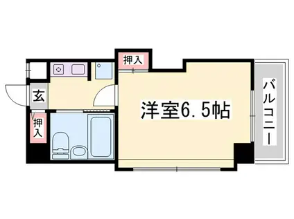 ベルトピア手柄II(ワンルーム/5階)の間取り写真