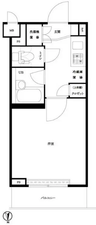 ルーブル大鳥居 1階階 間取り