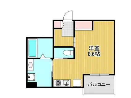 PLEIN SOLEIL 東雲本町(ワンルーム/3階)の間取り写真