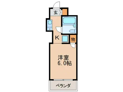 レスパス千種(1K/9階)の間取り写真