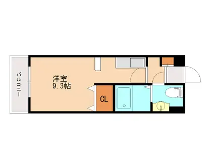 プリマヴェーラ(ワンルーム/5階)の間取り写真