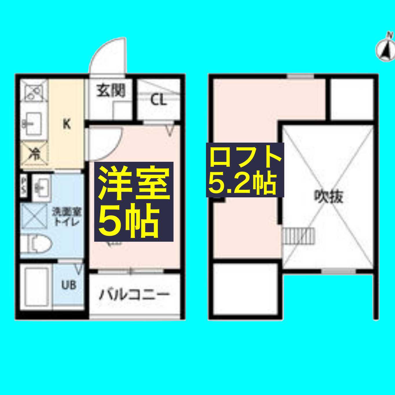SAN・MARVELOUS (1K/1階)の間取り写真
