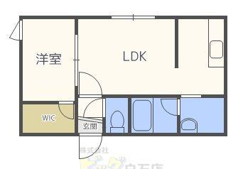 LUMIERE KIKUSUI(1LDK/4階)の間取り写真
