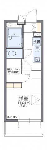 レオパレス南大和田(1K/2階)の間取り写真