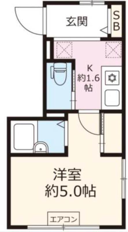 LOHAS品川(1K/3階)の間取り写真