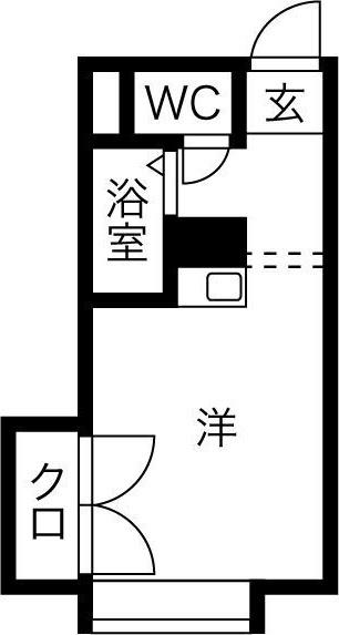 エクセレントハイツ(1K/2階)の間取り写真