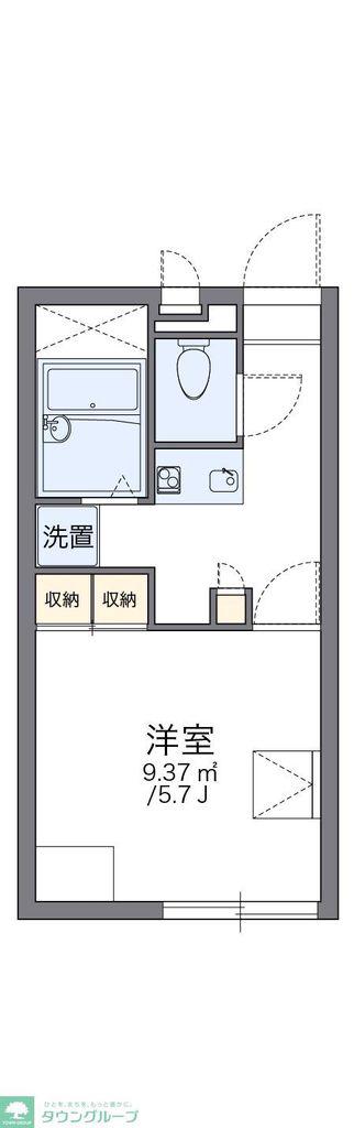 レオパレス宮久保(1K/2階)の間取り写真