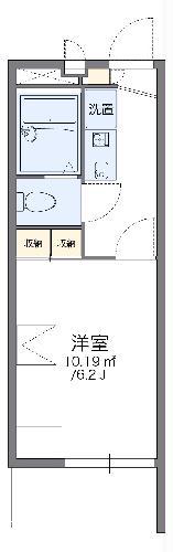 レオパレスクレール(1K/2階)の間取り写真