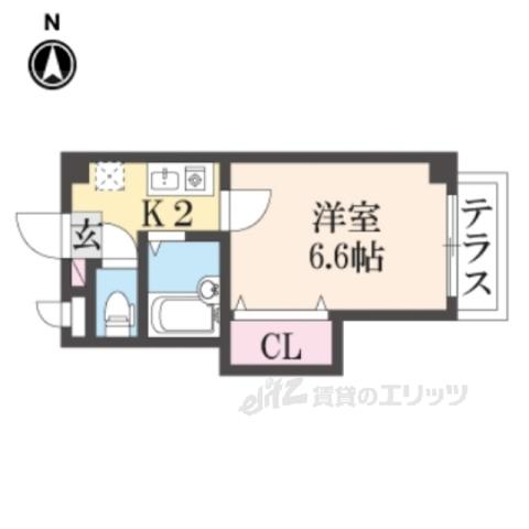 コラソンスクエア(1K/3階)の間取り写真