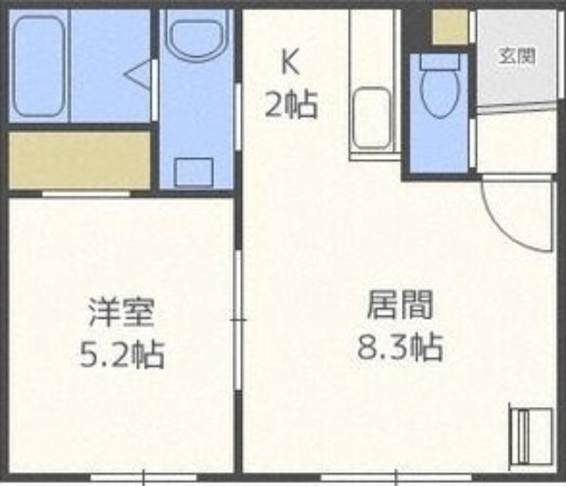 CONFORT1(1LDK/4階)の間取り写真