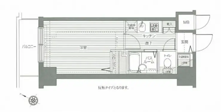 トーシンフェニックス笹塚駅前弐番館 3階階 間取り
