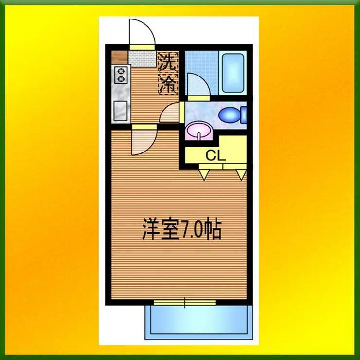 グリーンコート武蔵野 2階階 間取り